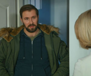 Barwy szczęścia odc. 2641. Bożena (Marieta Żukowska), Marcin Kodur (Oskar Stoczyński)