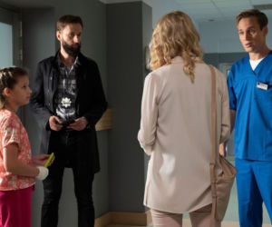 Na dobre i na złe, odcinek 723. Matylda (Amelia Czaja), Michał (Mateusz Janicki), Oliwia (Marta Bryła)