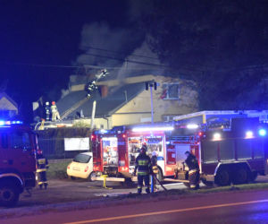 Ogromny pożar w Nieporęcie