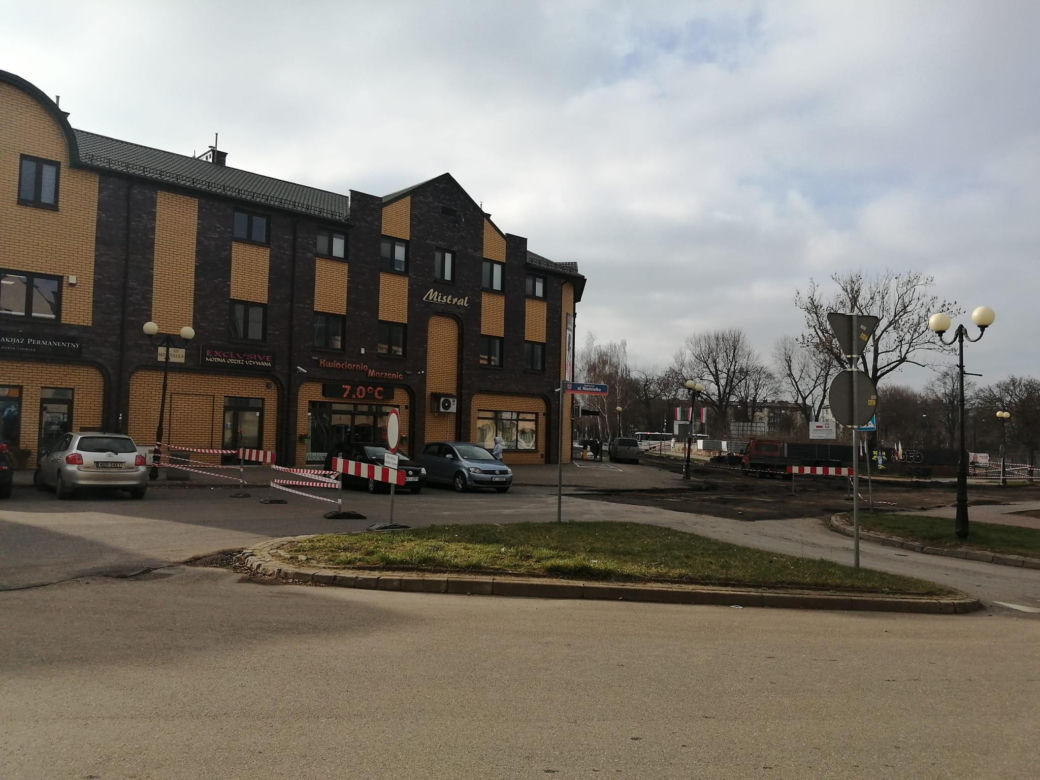 Utrudnienia w centrum Siedlec. Ruszył remont Cmentarnej i Niedziałka.