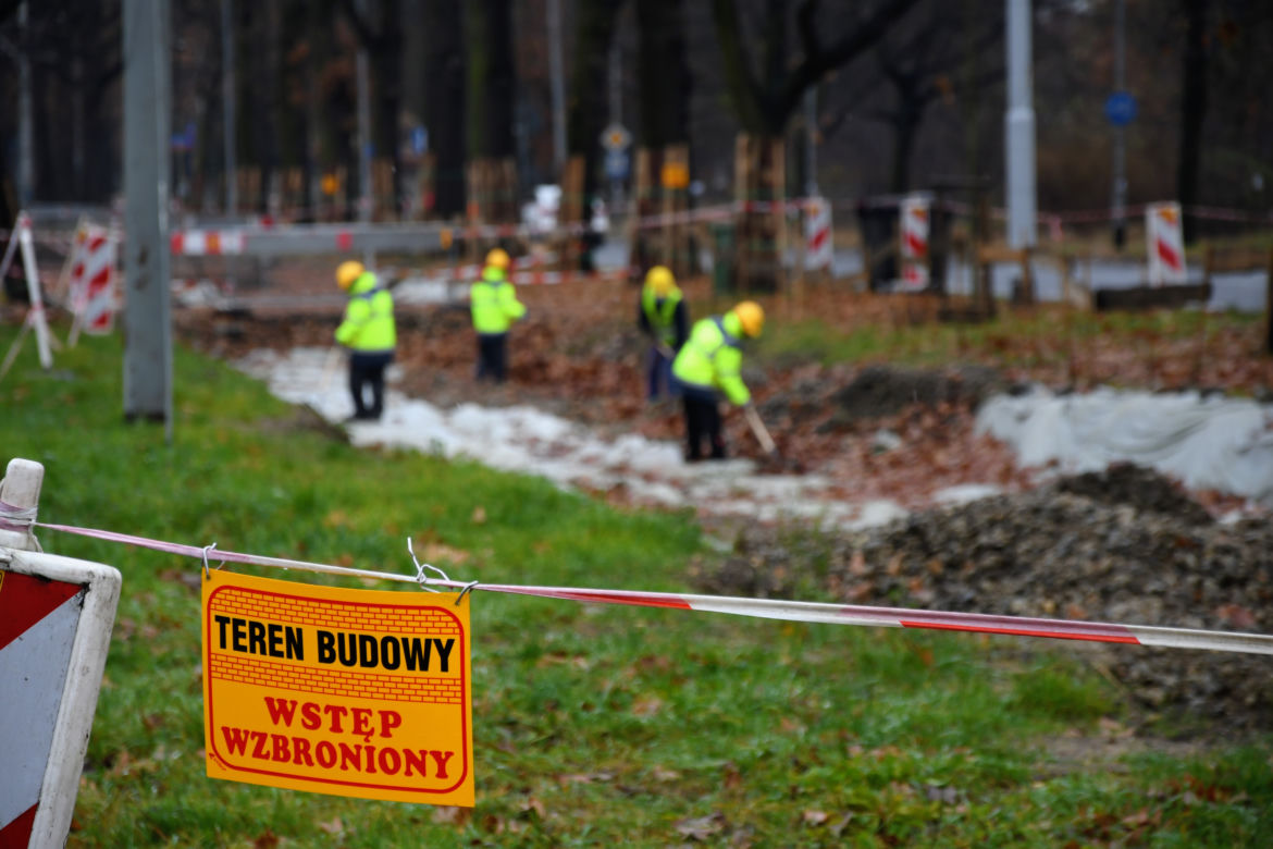 Wrocław: Ruszają znów prace torowiska na Biskupinie