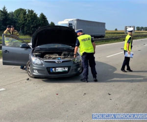 Wypadek na A4 w pobliżu Wrocławia 