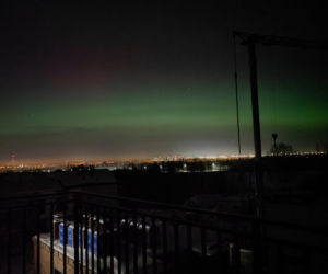 Zorza polarna nad Podkarpaciem