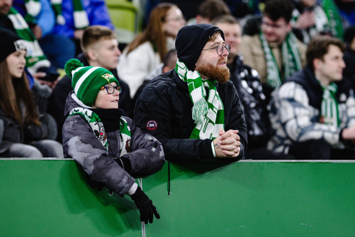 Lechia Gdańsk - Górnik Zabrze, zdjęcia kibiców i zawodników z meczu 18, kolejki PKO BP Ekstraklasy