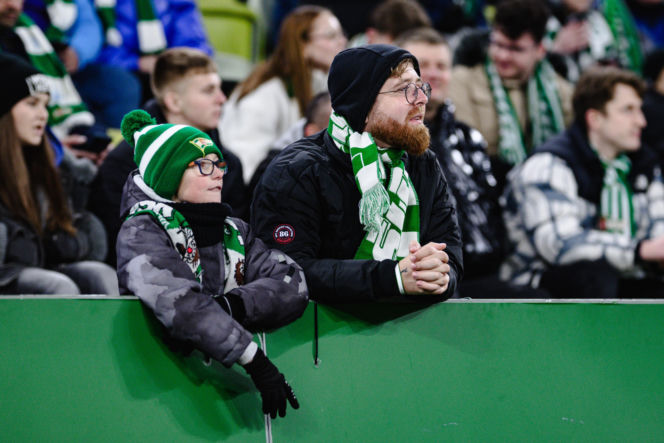 Lechia Gdańsk - Górnik Zabrze, zdjęcia kibiców i zawodników z meczu 18, kolejki PKO BP Ekstraklasy