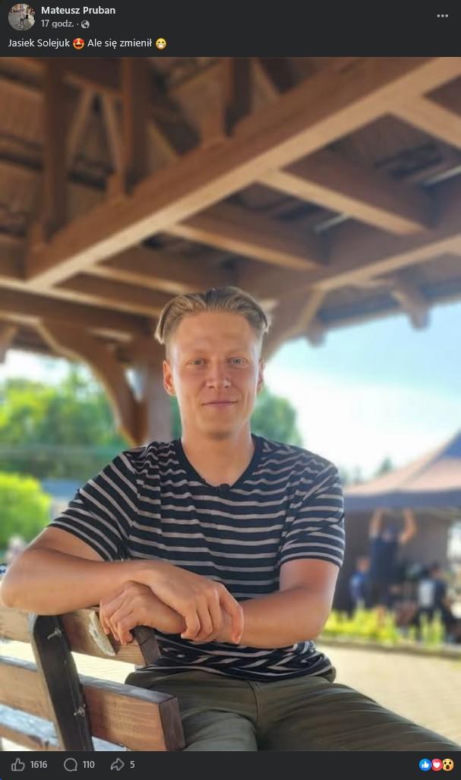 Ranczo. Tak dzisiaj wygląda Jasiek Solejuk (Daniel Zawiska). Fani serialu ledwo go poznali