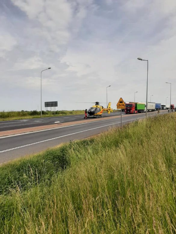 Wypadek na DK 10 w Nakle nad Notecią! Jedna osoba poszkodowana [ZDJĘCIA]