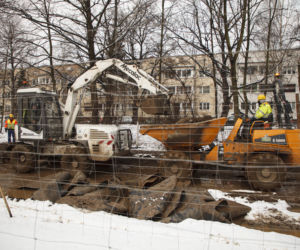 Remont torowiska na Olszewskiego we Wrocławiu