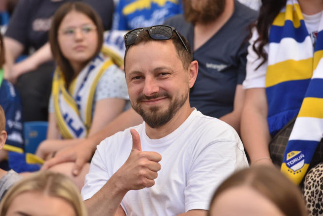 PRES Grupa Deweloperska Toruń - Gezet Stal Gorzów: Zdjęcia kibiców z meczu 7. kolejki PGE Ekstraligi na Motoarenie