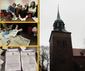 Kapsuła czasu z kościoła w Białogardzie otwarta. Co przez lata skrywał szklany słój na szczycie wieży?