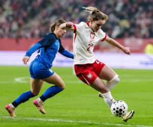 Polska - Słowenia: Najwierniejsi kibice wspierali reprezentację Polski kobiet. Dużo zdjęć z Gdańska