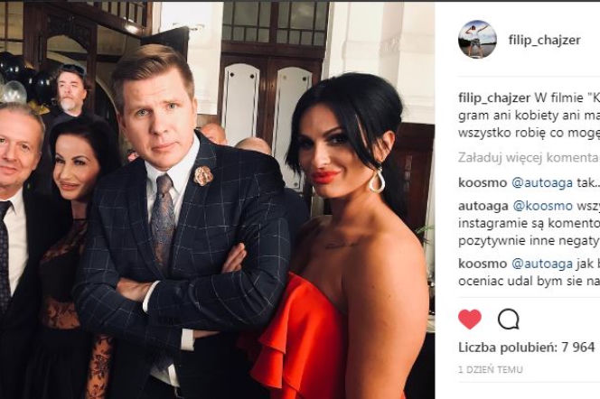 Filip Chajzer na planie Kobiet mafii