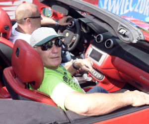 Karol Strasburger ćwiczy