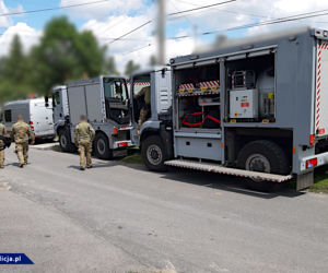 Funkcjonariusze przejęli dziesiątki kilogramów materiałów wybuchowych