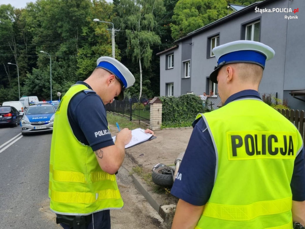 Wypadek w Świerklanach