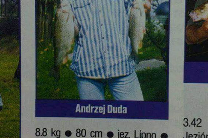 ANDRZEJ DUDA REKORD WĘDKARSTWO