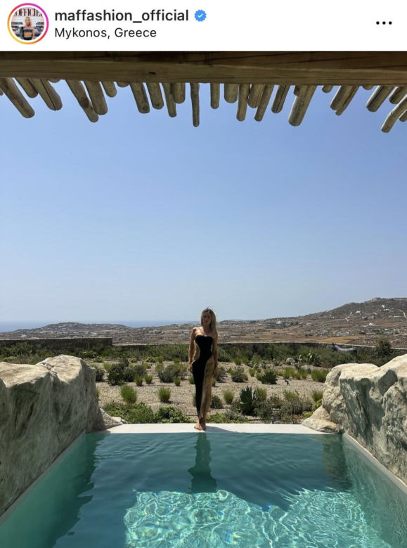 Julia Wieniawa i Maffashion na Mykonos w Grecji