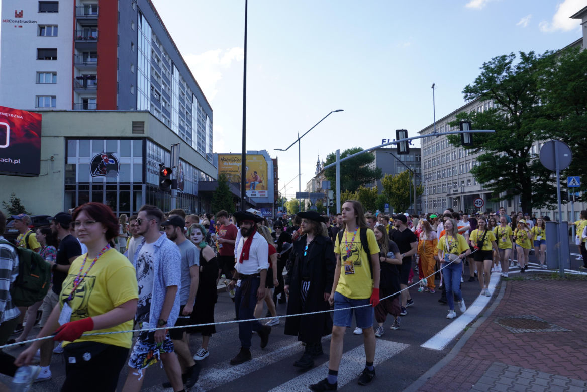 Igry 2024. Barwny korowód studentów przeszedł ulicami Gliwic