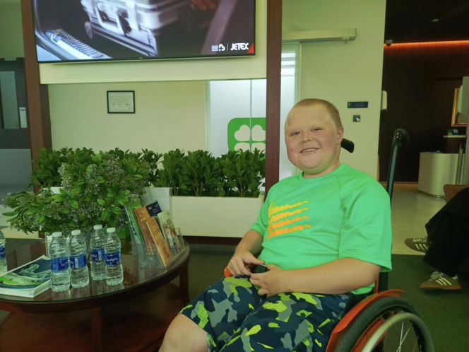 Tymek poleciał na leczenie do Dubaju