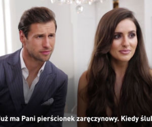 Grzegorz Krychowiak i Celia Jaunat