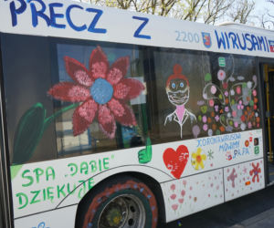 Autobusy z podziękowaniami