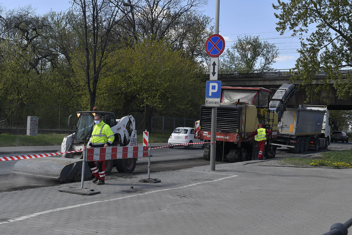 Remont Wisłostrady spowodował duży korek