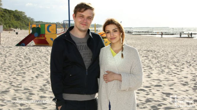 Barwy szczęścia odc. 1350. Klara (Olga Jankowska), Hubert (Marek Molak)