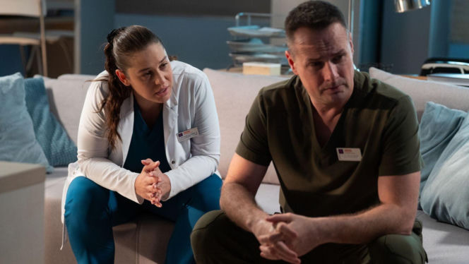 Na dobre i na złe odc. 980. Aleks/ Aleś (Paweł Małaszyński),  Iga Kaczorowska (Anna Szymańczyk)