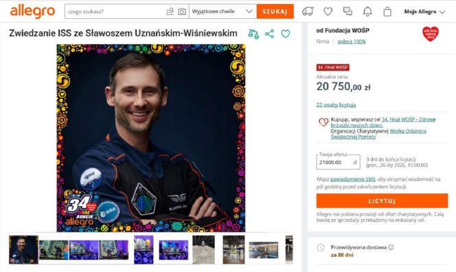 Najciekawsze aukcje gwiazd dla WOŚP. Sprawdź, co można wylicytować