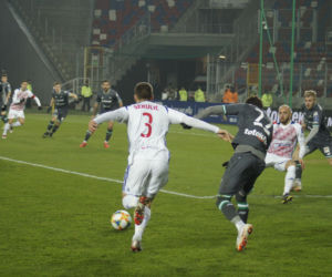 Górnik Zabrze - Lechia Gdańsk: Ponad 8 tysięcy fanów wspierało Trójkolorowych