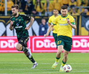 GKS Katowice - Lechia Gdańsk: Zdjęcia kibiców i zawodników z meczu 25. kolejki PKO BP Ekstraklasy