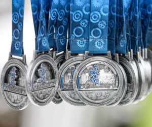 Wystrzał startera zamiast szampana. Tłumy powitały Nowy Rok na XX Śląskim Maratonie Noworocznym Cyborg