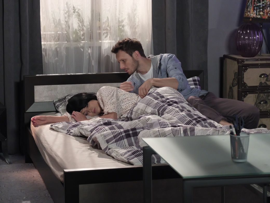 Pierwsza miłość po wakacjach 2015. Radek (Mateusz Banasiuk), Jowita (Joanna Opozda)