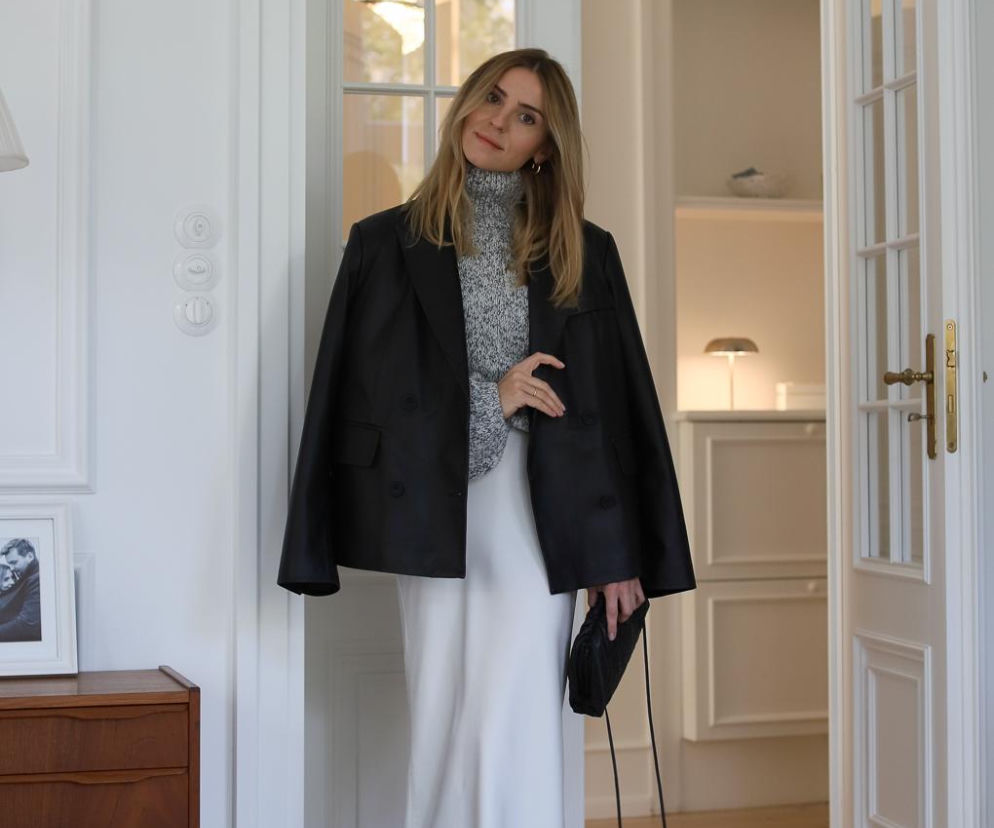 Satynowa spódnica Kasi Tusk