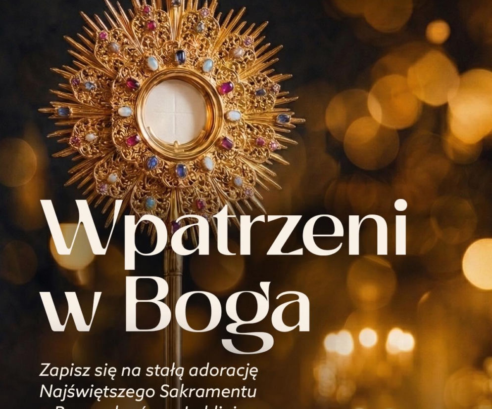 Wspólnota Wpatrzeni w Boga - plakat