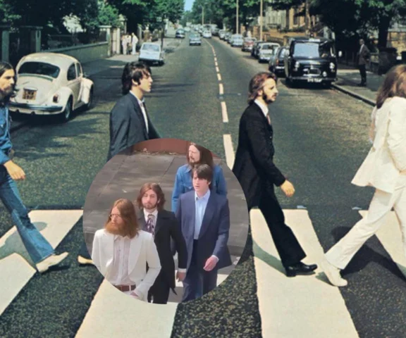 Odtworzyli słynne przejście przez Abbey Road. Nagranie z planu filmu o The Beatles podbija sieć