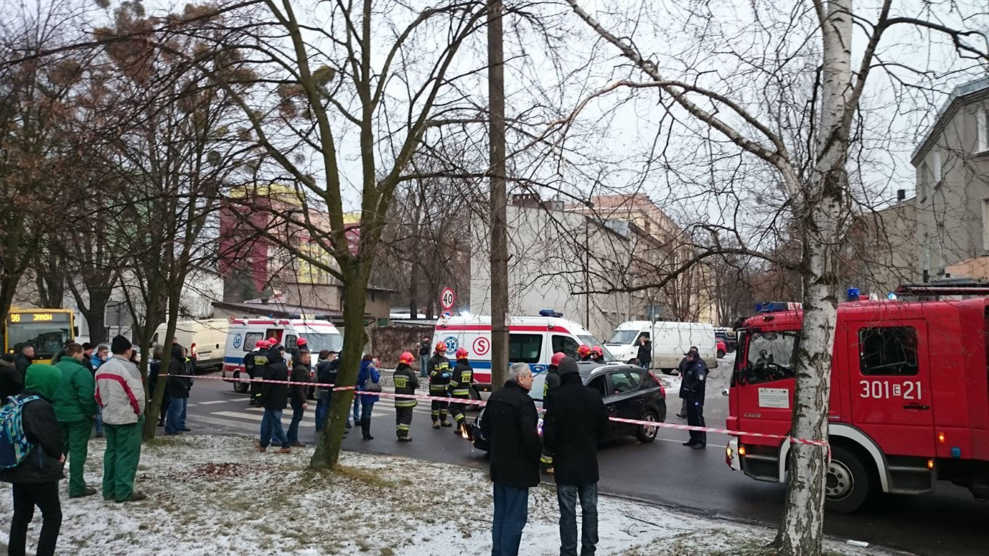 WYPADEK W ŁODZI.