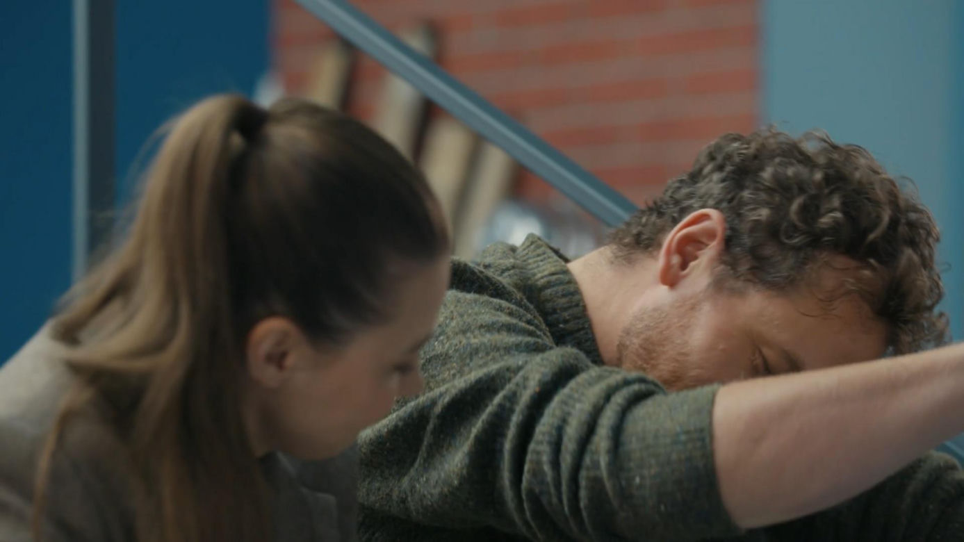 Barwy szczęścia, odc. 3202: Szczepan (Robert Gulaczyk), Gabrysia (Marta Juras)
