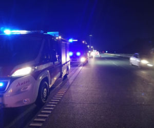 Wypadek na A1 w miejscowości Nierada