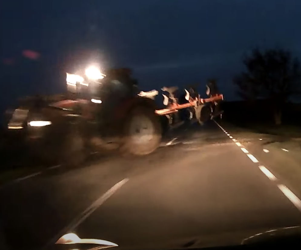Kolizja z pługiem