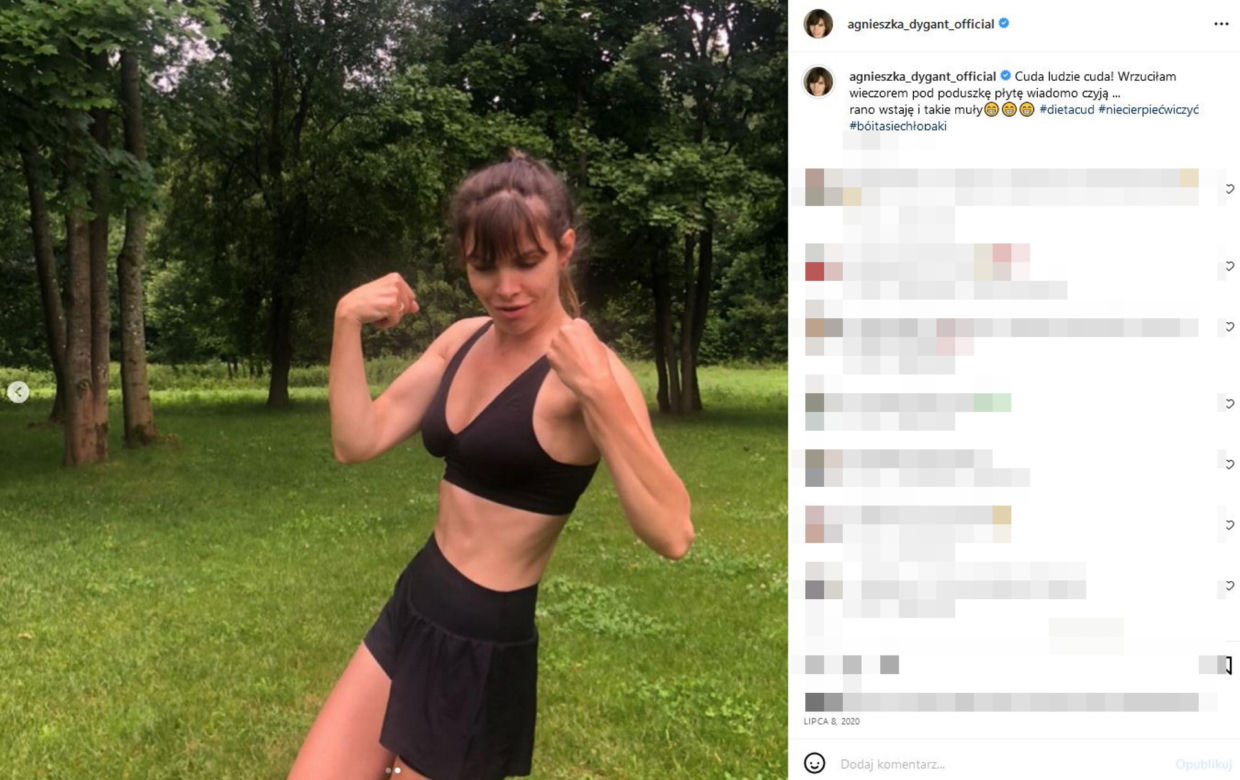 Agnieszka Dygant - jak zmieniała się jej sylwetka
