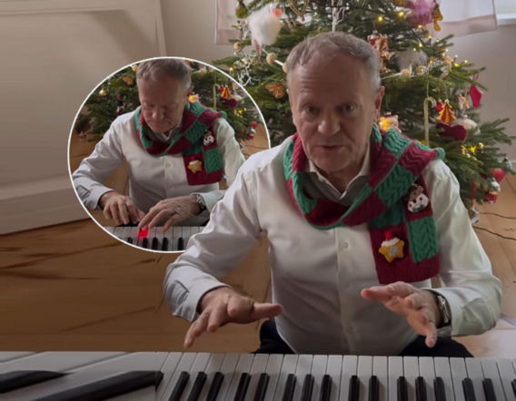  Wigilijne plany Donalda Tuska: zamiast śpiewu – gra na keyboardzie!