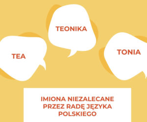 IMIONA NIEZALECANE przez Radę Języka Polskiego