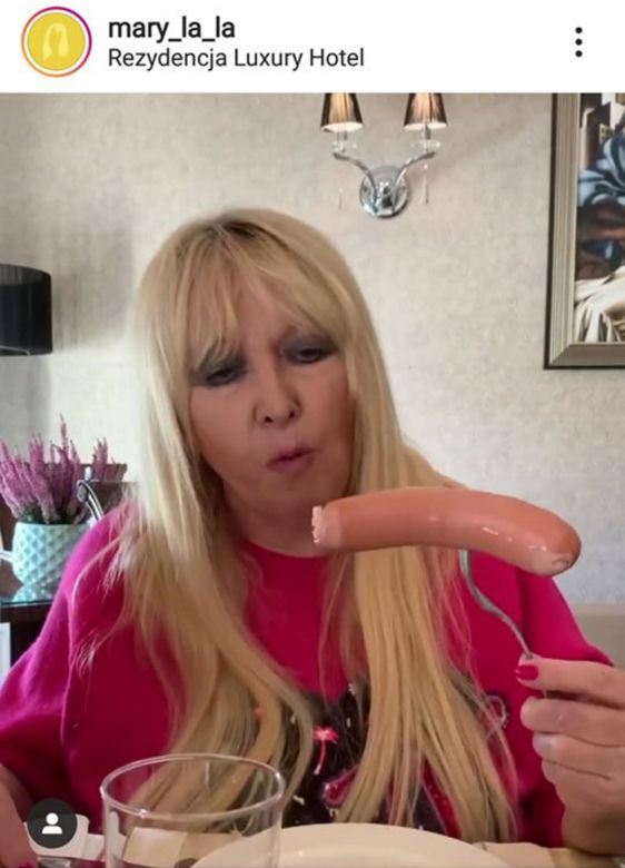 Jak jeść parówkę według Maryli Rodowicz