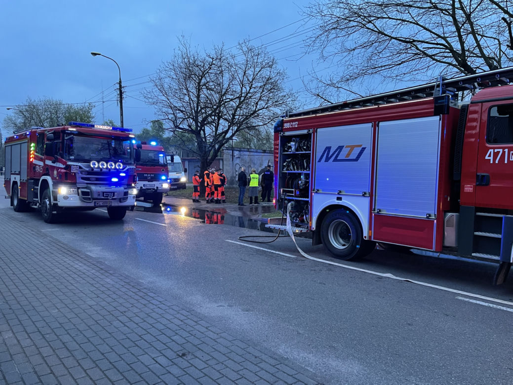 Wybuch gazu w Legionowie