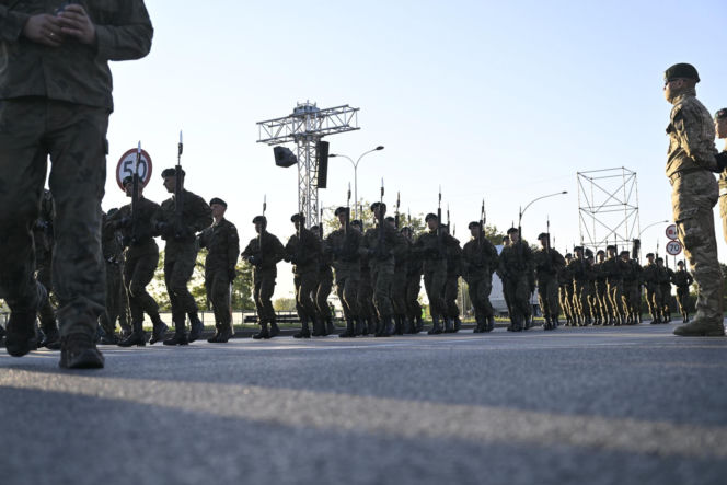 Próba generalna defilady wojskowej w Warszawie