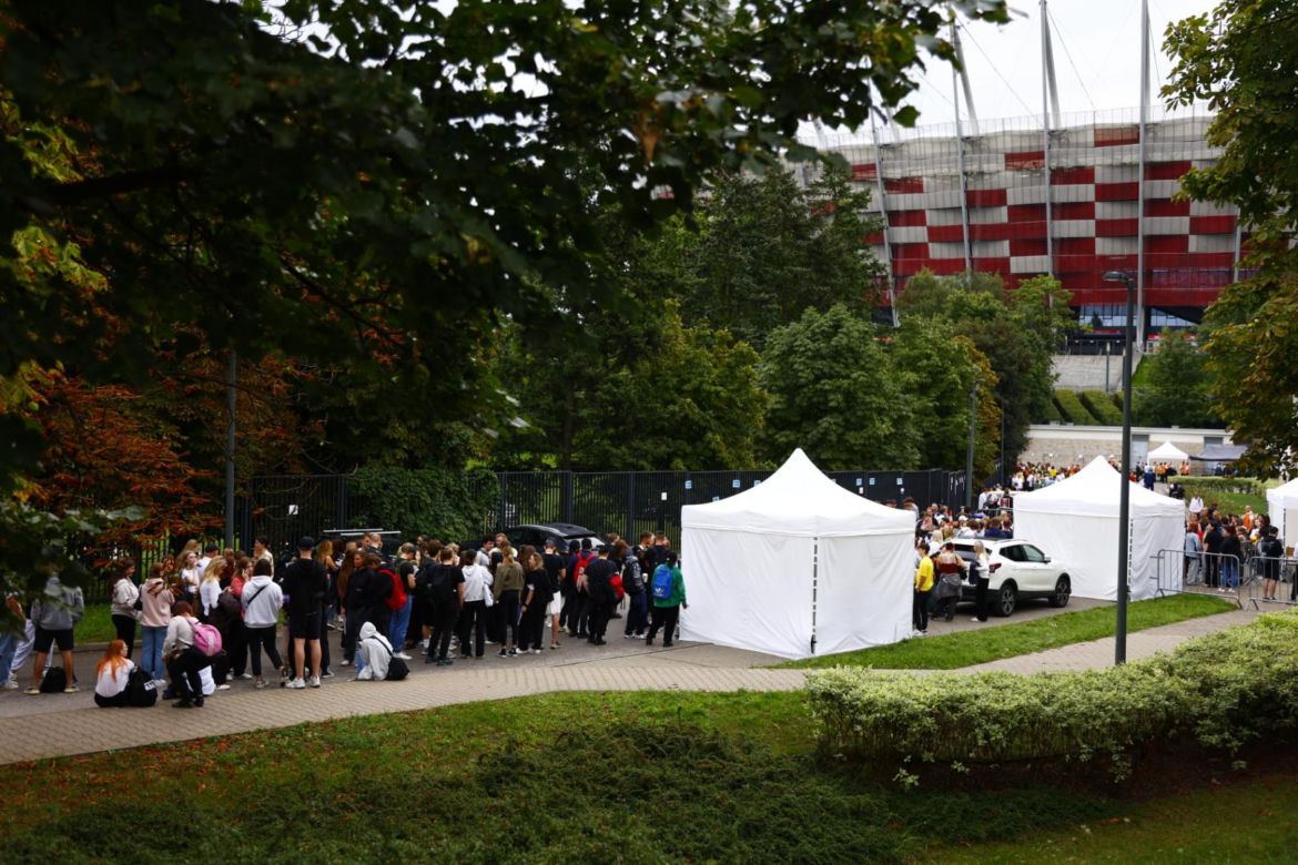 Koncert The Weeknd w Warszawie. Zdjęcia spod PGE Narodowego