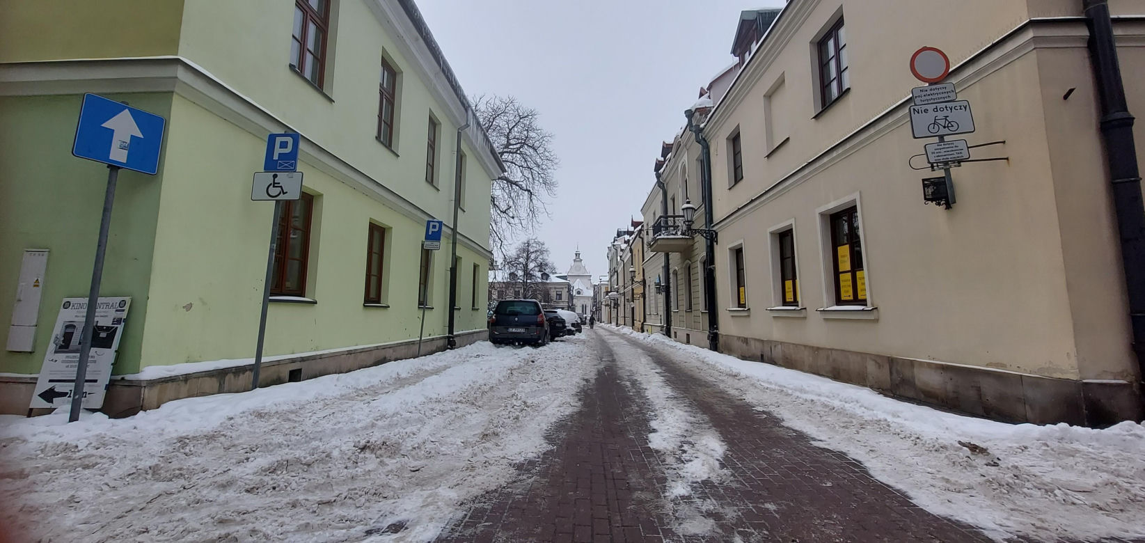 zima w Zamościu