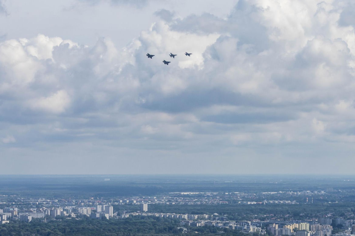 Nad Polską przeleciały ultranowoczesne myśliwce F-35!