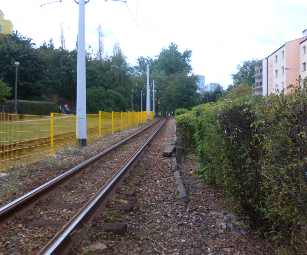 Tory tramwajowe w kierunku Kapuścisk